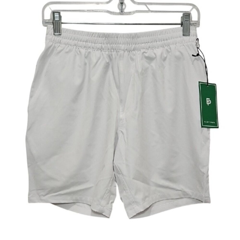 Flint Park Advantage 7" Short Lined New XS Men's White Tennis Prep Pickleball